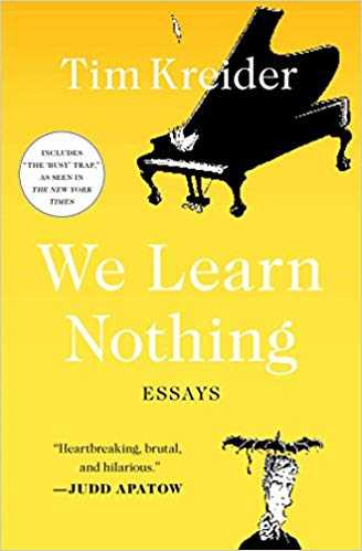 Cover of book We Learn Nothing: Essays and Cartoons