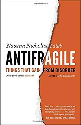 Cover of book Antifragile: Things That Gain from Disorder (Incerto)